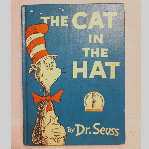 Dr. Seuss Original 1st edition 1957 "The Cat in the Hat"  Beginner Book Vintage - Picture 1 of 6